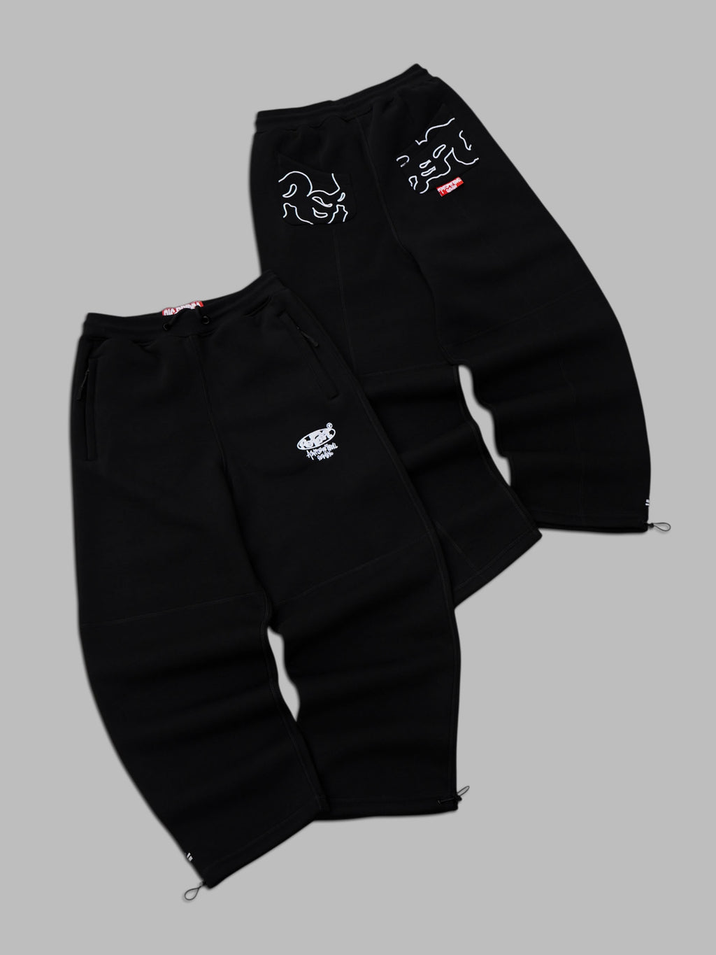 BIG DRIPPA© SWEATS [BLACK ON BLACK]