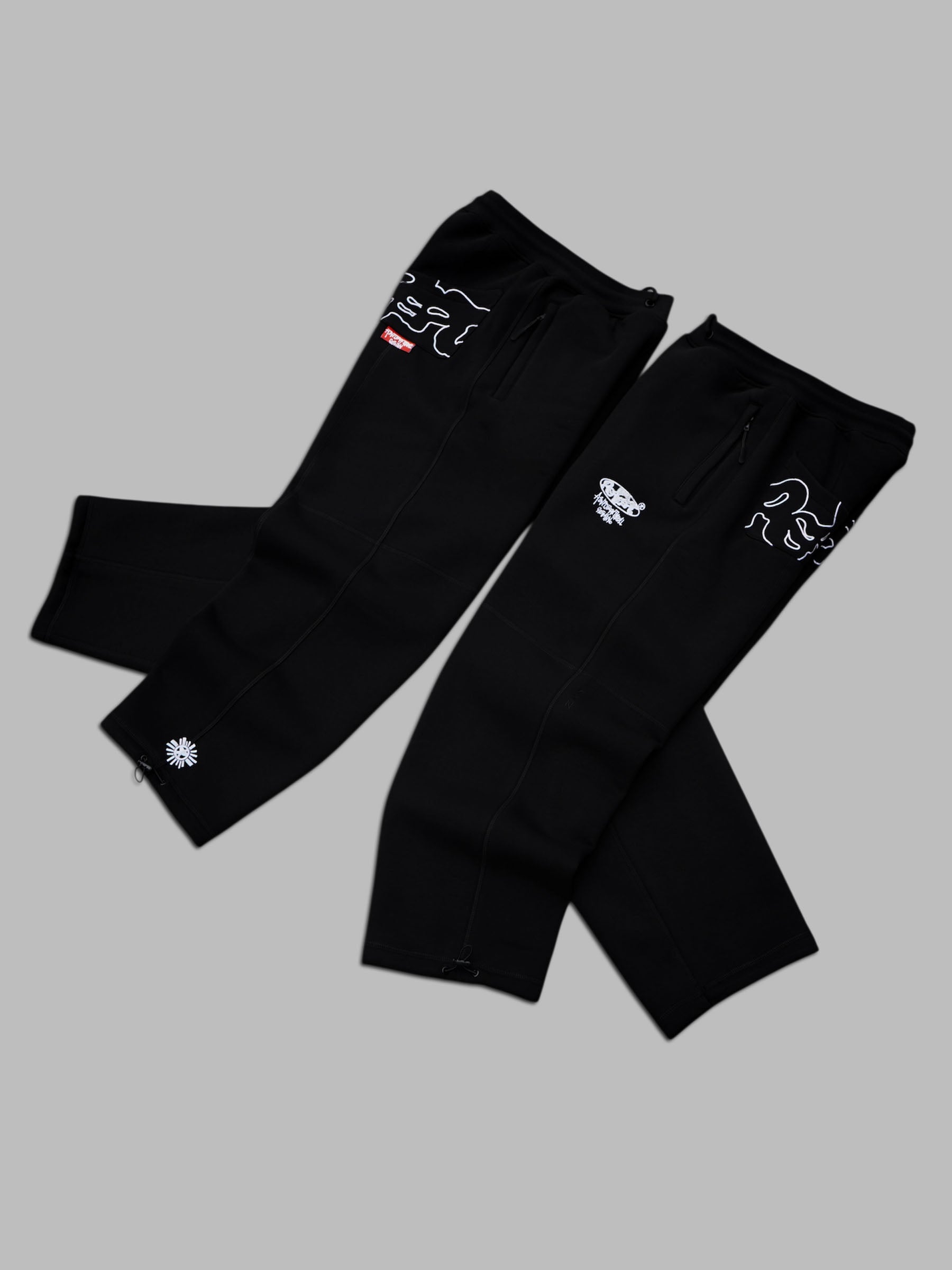 BIG DRIPPA© SWEATS [BLACK ON BLACK]