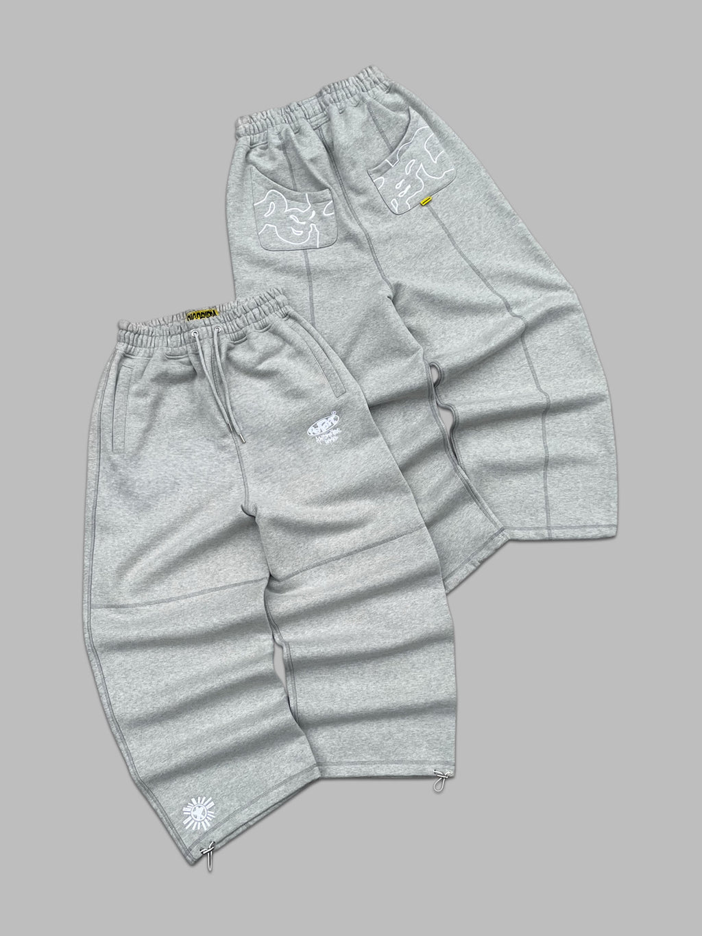 BIG DRIPPA© SWEATS [GRAY ON GRAY]