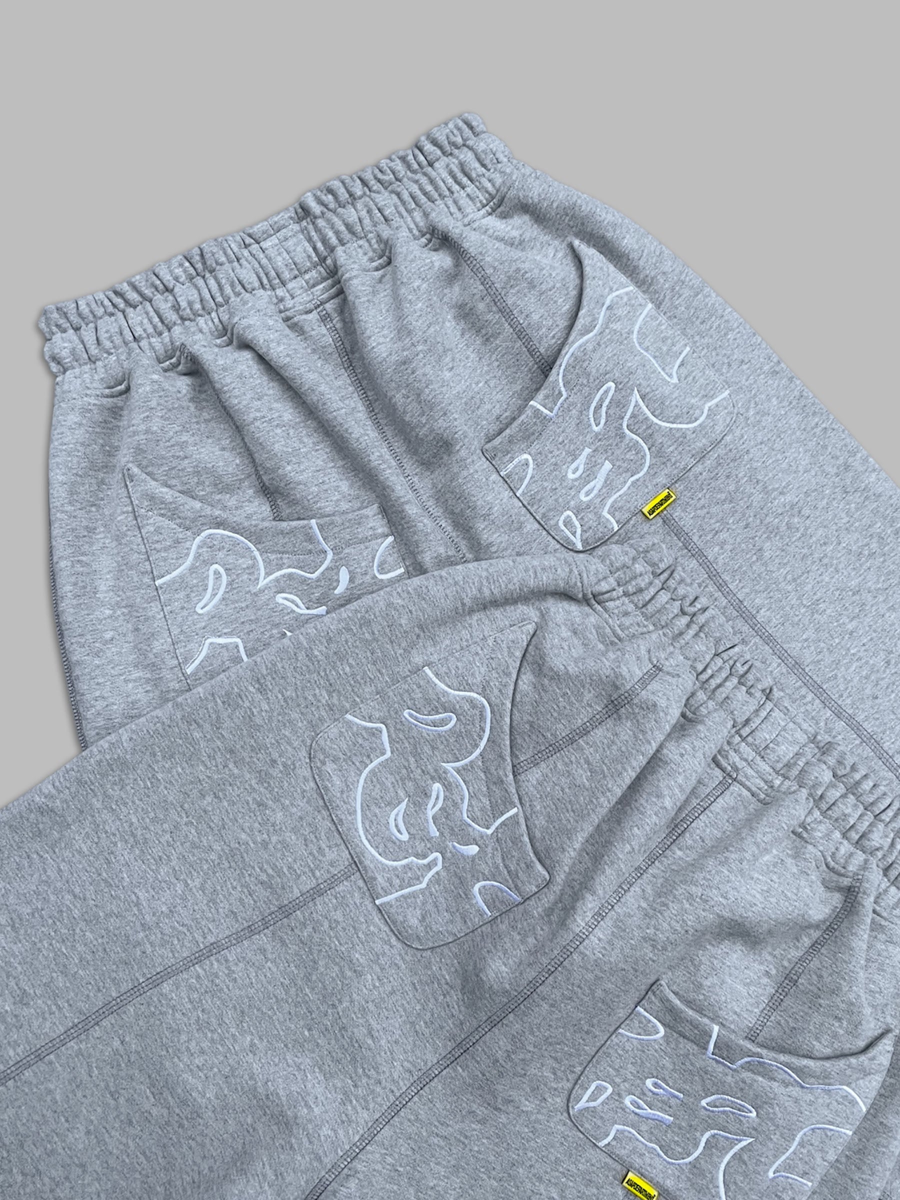 BIG DRIPPA© SWEATS [GRAY ON GRAY]